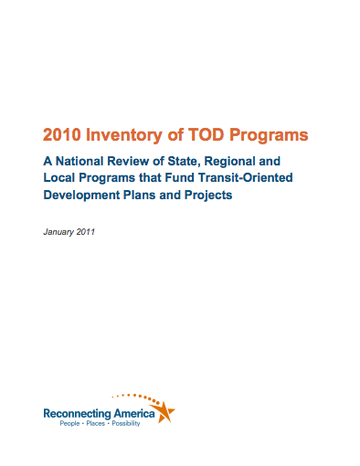 2010 Inventory of TOD Programs