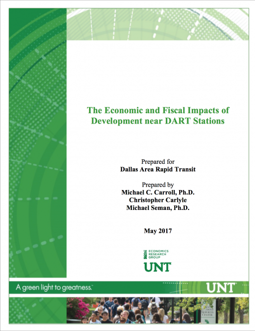 The Economic and Fiscal Impacts of Development near DART Stations