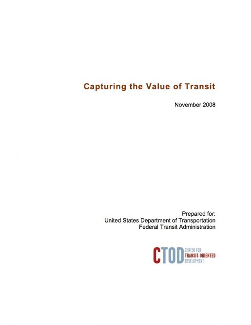 Capturing the Value of Transit