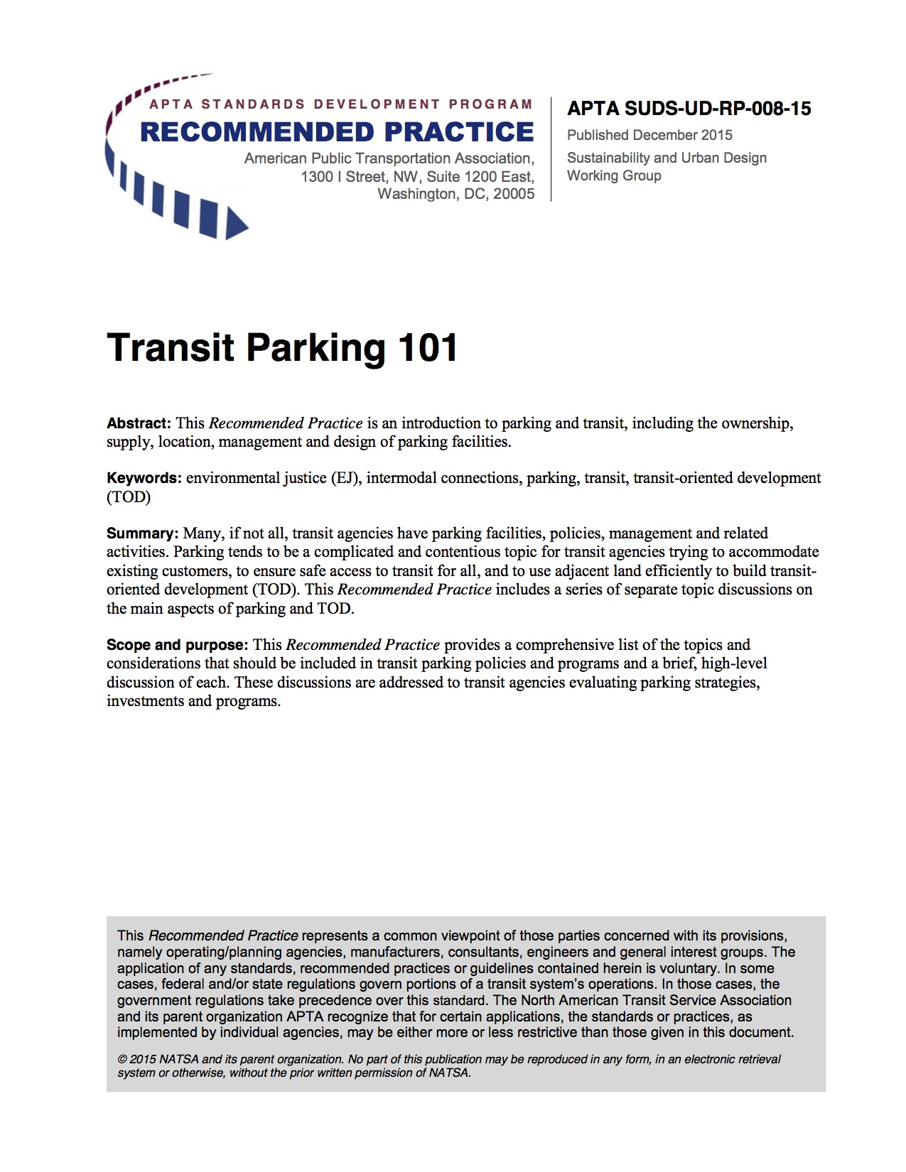 Transit Parking 101