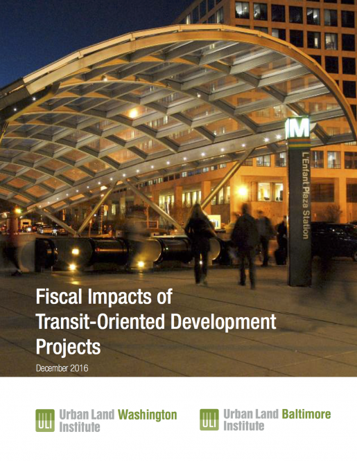 Fiscal Impacts of Transit-Oriented Development Projects